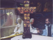 Das Modell des Bilderkreuzes im Mastab 1:10 (befindet sich jetzt im Vatikan)