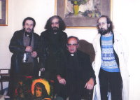 Treffen mit Mons. Heldt am 11.03.2004 zur Schenkung einer Bildertafel des Bilderkreuzes an die Prfektur des Vatikans